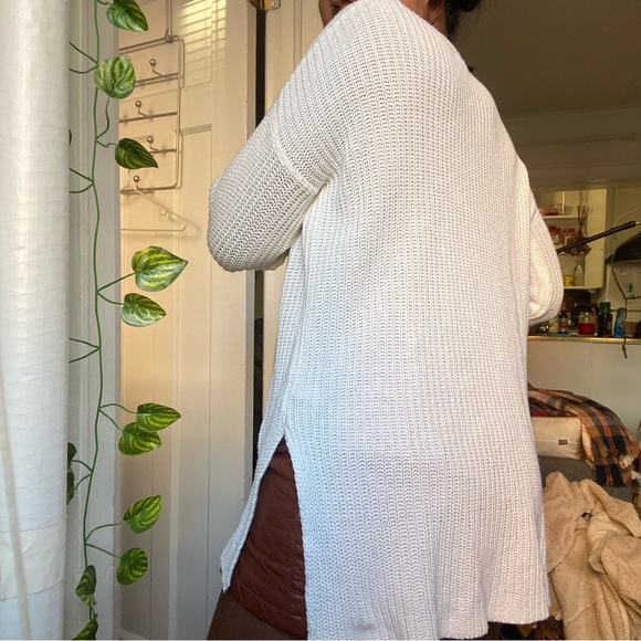 White Knit Fashion Nova Sweater - Picture 4 of 4